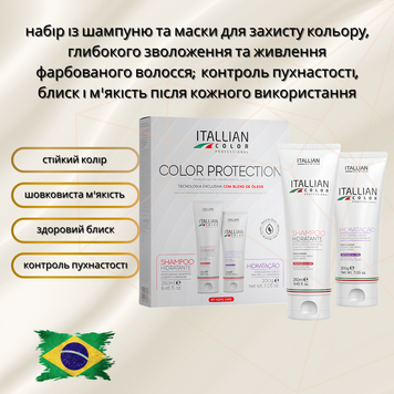Itallian Color Home Care Color Protection &mdash; Набір для захисту кольору та зволоження волосся ITHC001 фото