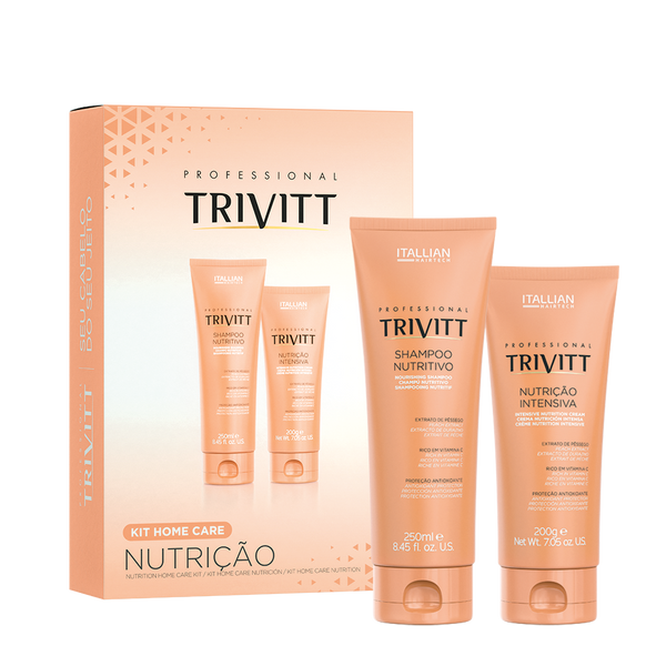 Trivitt Nutrition Home Care Kit &mdash; Набір для інтенсивного живлення та зволоження волосся &mdash; Шампунь 250 мл + Маска 200 мл TRIV006N фото